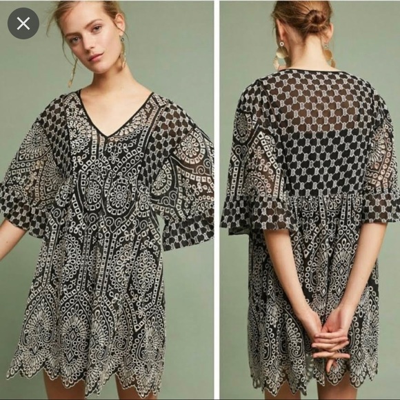 Anthropologie Dresses & Skirts - Anthropologie Brooke Eyelet Swing Dress